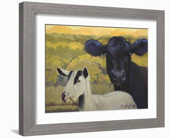 Farm Pals IV-Carolyne Hawley-Framed Art Print