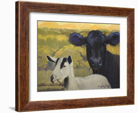 Farm Pals IV-Carolyne Hawley-Framed Art Print