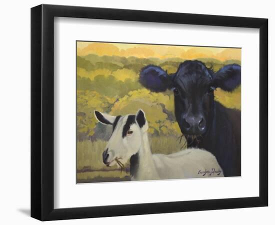 Farm Pals IV-Carolyne Hawley-Framed Art Print