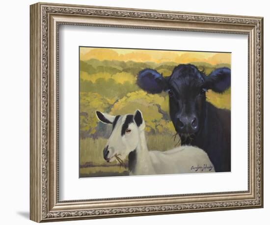 Farm Pals IV-Carolyne Hawley-Framed Premium Giclee Print