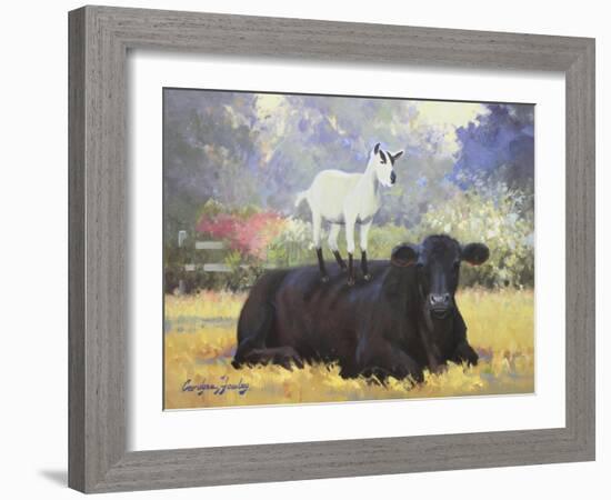 Farm Pals V-Carolyne Hawley-Framed Art Print