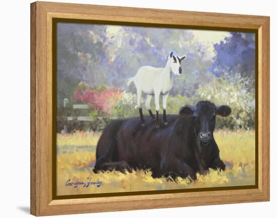 Farm Pals V-Carolyne Hawley-Framed Stretched Canvas