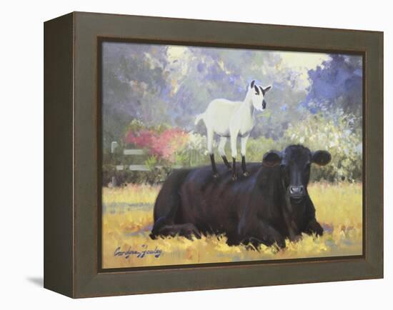 Farm Pals V-Carolyne Hawley-Framed Stretched Canvas