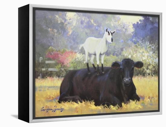 Farm Pals V-Carolyne Hawley-Framed Stretched Canvas