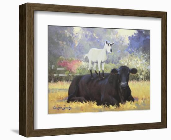 Farm Pals V-Carolyne Hawley-Framed Premium Giclee Print