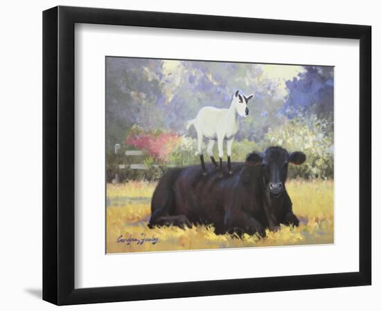 Farm Pals V-Carolyne Hawley-Framed Premium Giclee Print