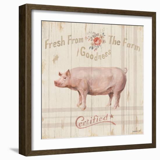 Farm Patchwork VI-Danhui Nai-Framed Premium Giclee Print
