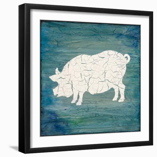 Farm Pig-LightBoxJournal-Framed Giclee Print