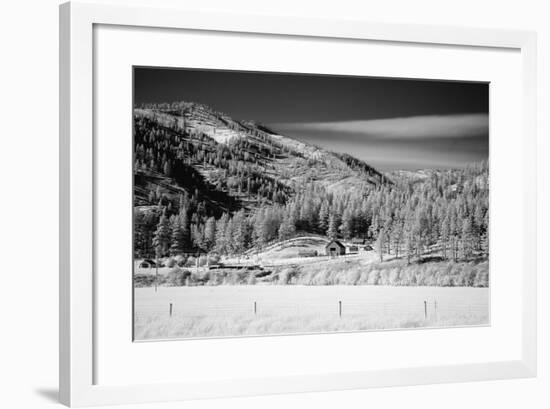 Farm, Rural Wyoming-Carol Highsmith-Framed Photo