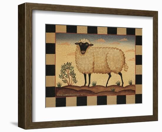 Farm Sheep-Diane Pedersen-Framed Premium Giclee Print