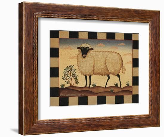 Farm Sheep-Diane Pedersen-Framed Premium Giclee Print