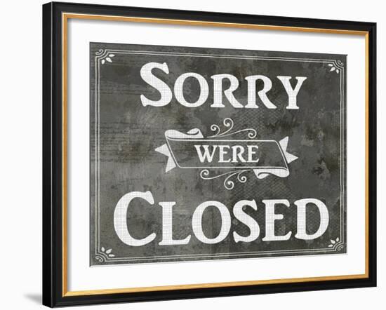 Farm Sign_Closed-LightBoxJournal-Framed Giclee Print