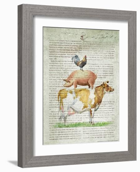 Farm Stand B-null-Framed Art Print