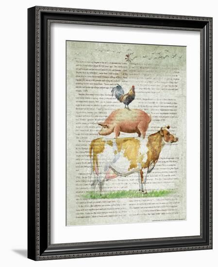 Farm Stand B-null-Framed Art Print