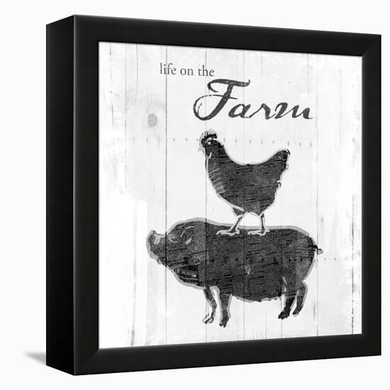 Farm to Chicken & Pig-OnRei-Framed Stretched Canvas