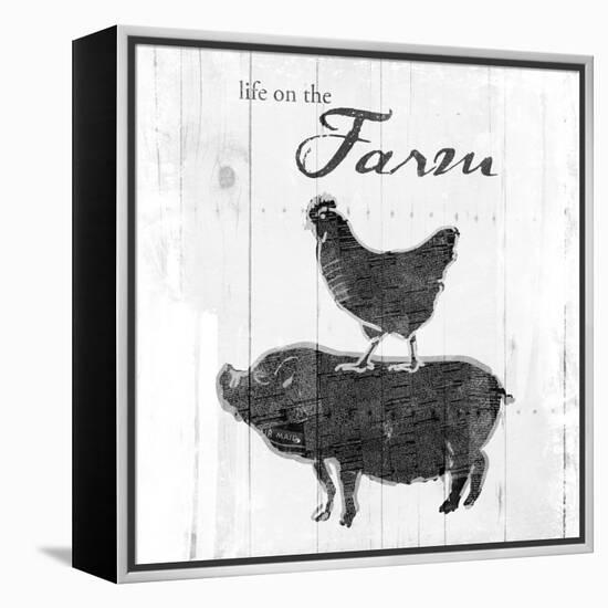 Farm to Chicken & Pig-OnRei-Framed Stretched Canvas