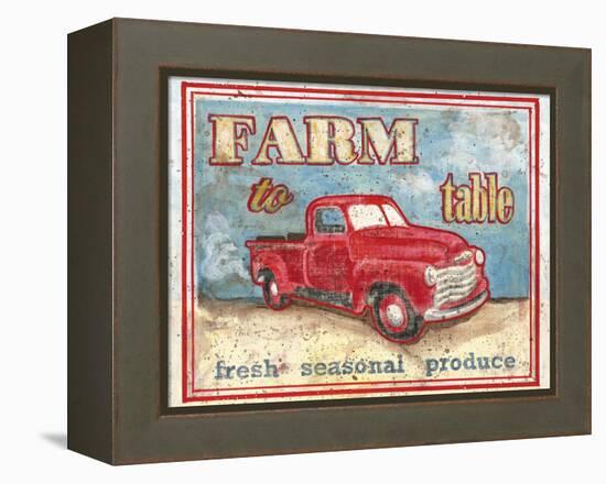 Farm to Table I-Catherine Jones-Framed Stretched Canvas