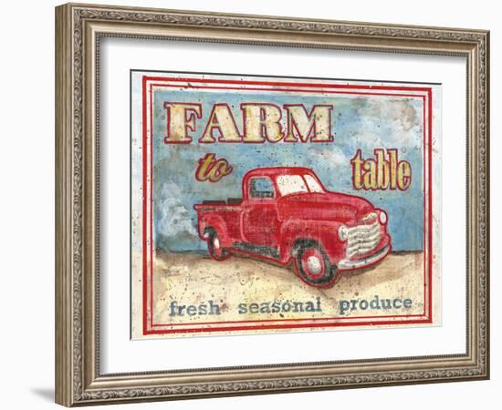 Farm to Table I-Catherine Jones-Framed Art Print