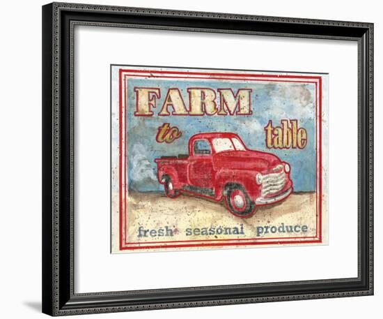 Farm to Table I-Catherine Jones-Framed Art Print