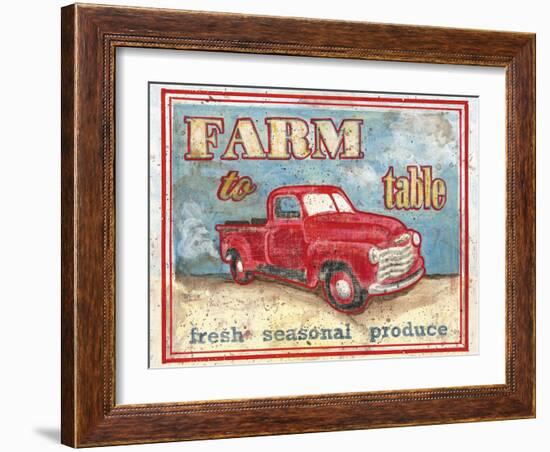 Farm to Table I-Catherine Jones-Framed Art Print