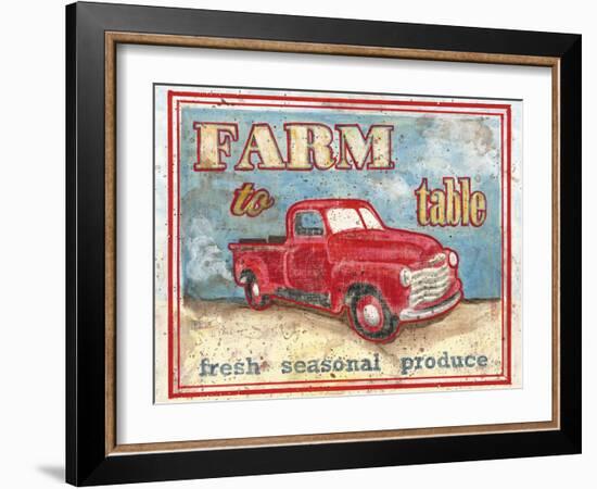 Farm to Table I-Catherine Jones-Framed Art Print