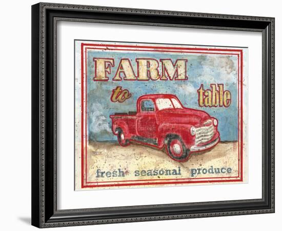 Farm to Table I-Catherine Jones-Framed Art Print