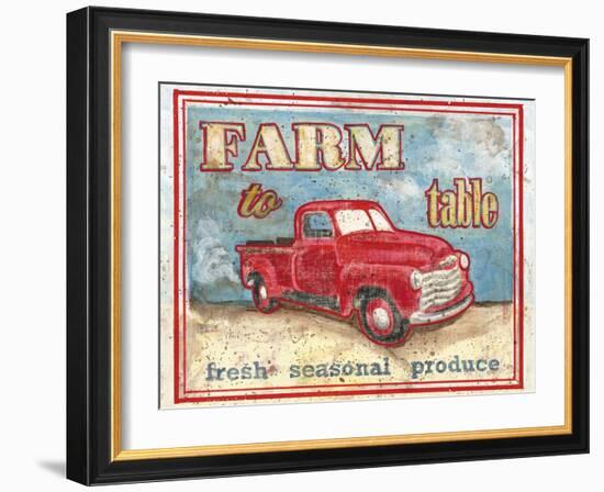 Farm to Table I-Catherine Jones-Framed Art Print