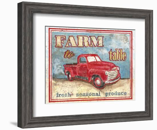 Farm to Table I-Catherine Jones-Framed Art Print