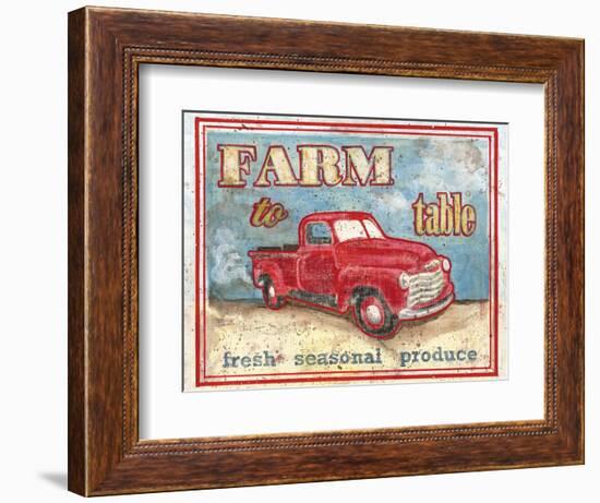 Farm to Table I-Catherine Jones-Framed Art Print