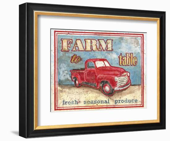 Farm to Table I-Catherine Jones-Framed Art Print