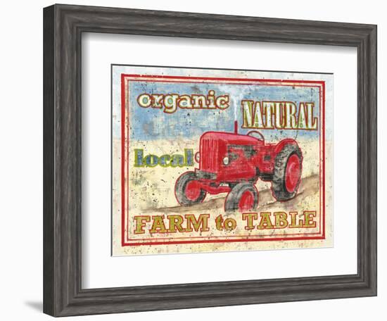 Farm to Table II-Catherine Jones-Framed Art Print