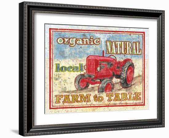 Farm to Table II-Catherine Jones-Framed Art Print