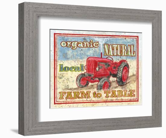 Farm to Table II-Catherine Jones-Framed Premium Giclee Print