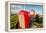 Farm Tractor, Flatey Island, Borgarfjordur, Iceland-null-Framed Premier Image Canvas