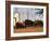 Farm with Old Red Tractor and Firewood, Montevideo, Uruguay-Per Karlsson-Framed Photographic Print