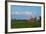 Farm with Red Barn and Corn, Milford Center, Ohio-Bill Bachmann-Framed Photographic Print