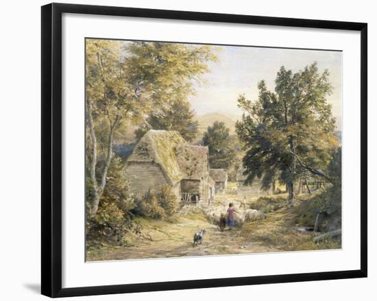 Farm Yard Near Princes Risborough, Buckinghamshire, England-Samuel Palmer-Framed Giclee Print