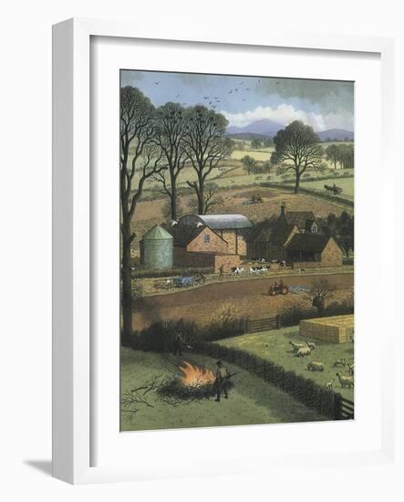 Farm-Ronald Lampitt-Framed Giclee Print