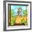 Farmer Crow Pumpkin Patch-Valarie Wade-Framed Premium Giclee Print