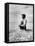 Farmer Posing in His Wheat Field-Ed Clark-Framed Premier Image Canvas