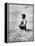 Farmer Posing in His Wheat Field-Ed Clark-Framed Premier Image Canvas