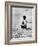 Farmer Posing in His Wheat Field-Ed Clark-Framed Photographic Print