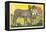 Farmer's Donkey-Hauman-Framed Stretched Canvas