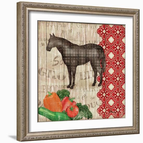 Farmer's Market IV-Paul Brent-Framed Art Print