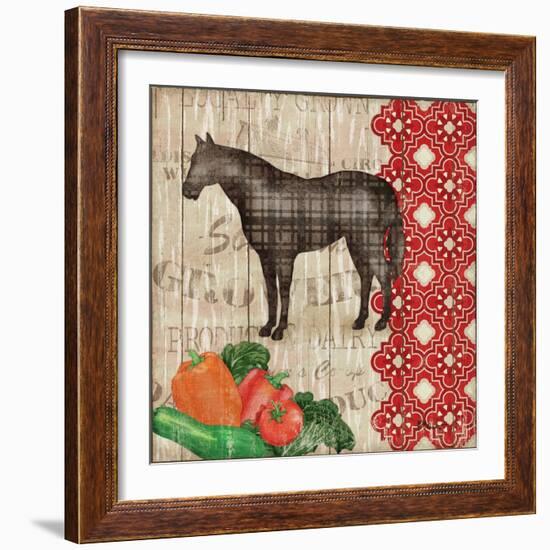 Farmer's Market IV-Paul Brent-Framed Art Print