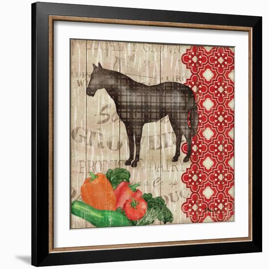 Farmer's Market IV-Paul Brent-Framed Art Print