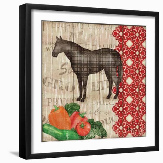 Farmer's Market IV-Paul Brent-Framed Art Print