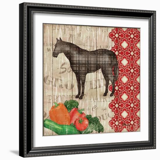 Farmer's Market IV-Paul Brent-Framed Art Print