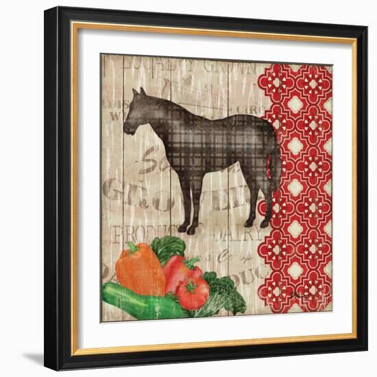 Farmer's Market IV-Paul Brent-Framed Art Print