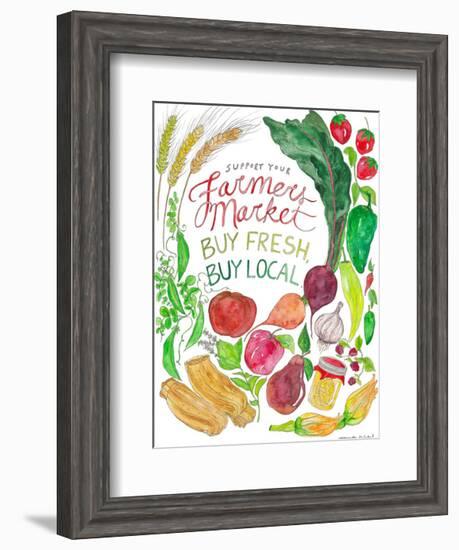 Farmer’s Market-Marcella Kriebel-Framed Art Print